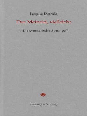 cover image of Der Meineid, vielleicht